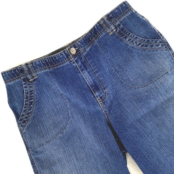 Gloria Vanderbilt Women's Blue Capris High Rise - Picture 12 of 12